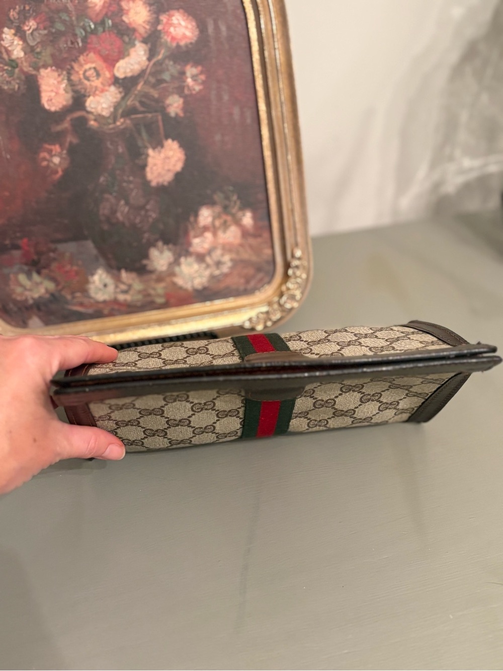 Vintage Gucci GG supreme Sherryline Clutch - Picture 9 of 10